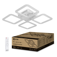 Светильник светод. ELEGANT ARIS-W 60Вт 230В 3000-6500K 4700Лм 450х450х75мм c пульт белый IN HOME