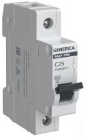 Авт. выкл. ВА47-29М 1P 25А 4,5кА C GENERICA