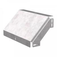 Угол вертикальный внешний 90 градусов с крышкой Стандарт 400х80 Промрукав