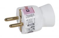 Legrand Элиум Белый Вилка 2Р+Е, 16А, прямой ввод, пластик Legrand Элиум Белый Вилка 2Р+Е, 16А, прямой ввод, пластик