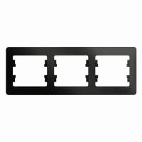 GLOSSA Антрацит Рамка 3-ая, горизонтальная