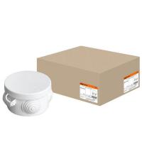 Коробка распаячная ОП D85х40мм, крышка, IP54, 4вх. TDM