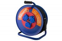 Удлинитель силовой УХз16-003 TDM (метал. катушка, АЗ, 3 места IP44/40м КГ 3х1,5)