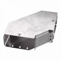 Угол горизонтальный 90 градусов с крышкой Стандарт 200х100 Промрукав