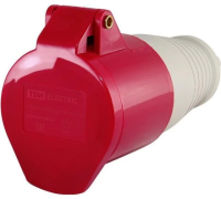 Розетка 215 переносная 3Р+РЕ+N 16А 380В IP44 TDM