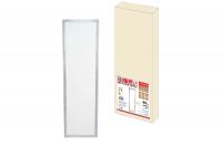 Ультратонкая светодиодная панель серии СВО 295х1195, 40 Вт, 3000 К, хром, Народная (без драйвера)