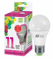 Лампа светодиодная LED-A60-standard 11Вт 230В Е27 6500К 990Лм ASD