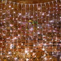 Гирлянда "Светодиодный Дождь" 2х1,5м, пост. свечение, белый провод, 230 В Белый NEON-NIGHT