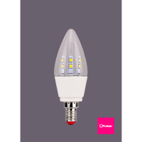 Декоративная лампа прозрачная "свеча" КОРОНА 6 Вт, 4000 К, 540 лм