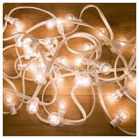 Гирлянда LED Galaxy Bulb String 10м, белый каучук, 30 ламп х 6 LED Белый NEON-NIGHT