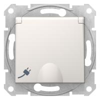 SEDNA Сл.кость Розетка с/з с/ш с крыш.,