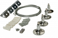 Комплект подвесов LP-КПТ на тросах для панели светодиодной LLT