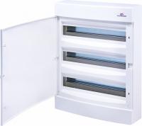 Щит наружн. распределительный ECT 3х18PO (54мод.белая дверь)