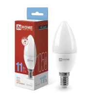 Лампа светодиодная LED-СВЕЧА-VC 11Вт 230В Е14 6500К 1050Лм IN HOME