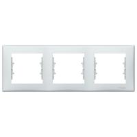 SEDNA Серый Рамка 3-постовая