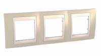 РАМКА ГОРИЗОНТАЛЬНАЯ, 3 МЕСТА, ХАМЕЛЕОН ПЕСЧАНЫЙ/ БЕЖЕВЫЙ