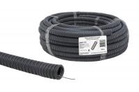 Труба гофр.ПВХ d 16 с зондом (100 м) легкая Народная TDM