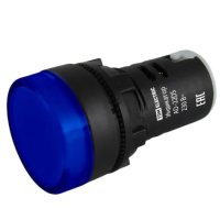 Лампа AD-22DS(LED)матрица d22мм синий 230В TDM