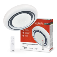 Светильник светод. COMFORT AURORA 75Вт 230В 3000-6500K 6000Лм 500x70мм пульт ДУ IN HOME