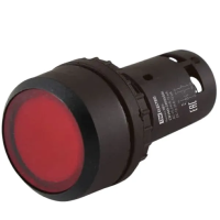 Кнопка SB7-CW3462 с возвратом, 1НЗ, d22 мм, 220 В LED, красная, IP54 TDM