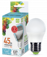 Лампа светодиодная LED-ШАР-standerd 5Вт 230В Е27 4000К 450Лм ASD