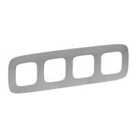 Legrand Valena ALLURE Алюм Рамка 4-ая