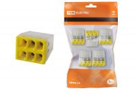 Строительно-монтажная клемма КБМ-2273-246 (2,5мм2) с пастой (5шт/уп) TDM