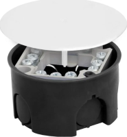 Коробка распаячная СП D73х42мм, крышка, клеммник, IP20, TDM
