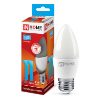 Лампа светодиодная LED-СВЕЧА-VC 11Вт 230В Е27 4000К 990Лм IN HOME