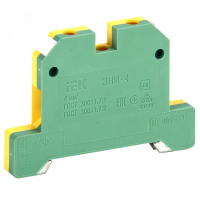 Зажим наборный ЗНИ-4PEN 4мм2 (JXB-земля) IEK