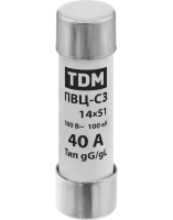 Плавкая вставка ПВЦ-С3 14х51 40А TDM