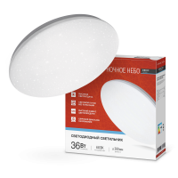 Светильник светодиодный серии DECO 36Вт 230В 6500К 2340Лм 380х55мм НОЧНОЕ НЕБО IN HOME