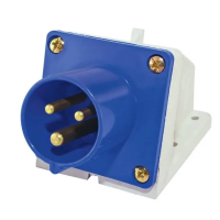 Вилка 513 стационарная 2Р+РЕ 16А 220В IP44 TDM