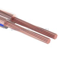 Кабель акустический 2х2,00 мм², прозрачный BLUELINE, 100 м, REXANT