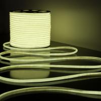 Лента светодиодная 9,6W 144Led 2835 IP67 220V гибкий неон круглый холодный белый, 50 м