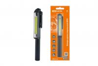 Фонарь-ручка переносной светодиодный ФП9, 3 Вт COB, 200 лм, 3хААА, магн., TDM