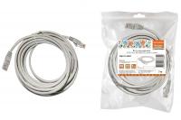 Патч-корд народный U/UTP Cat 5e 4PR 24AWG PVC, литой 7 м, серый TDM