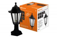 Светильник НТУ 06-60-001 садово-парковый, шестигранник, стойка, пластик, черный TDM