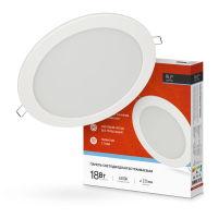 Панель светодиод. встр. круглая RLP 18Вт 230В 6500К 1080Лм 225мм белая IP40 IN HOME