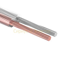 Кабель акустический 2х1,50 мм² прозрачный SILICON (м. бухта 10 м) REXANT