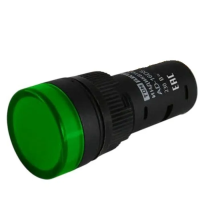 Лампа AD-16DS(LED)матрица d16мм зеленый 230В АС TDM