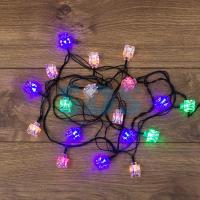 Гирлянда светодиодная "Кубики" 20 LED 2,8 метра с контроллером Мультиколор NEON-NIGHT