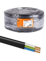 Кабель ВВГ-Пнг(А)-LS 3х1,5 ок(N, PE)-0,66 ГОСТ (200м) TDM