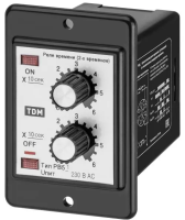 Реле времени РВ51-2Т-60х60cек-5А-230В-8Ц/Щ TDM