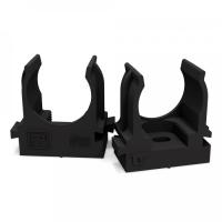 Крепеж-клипса для труб для монтажного пистолета черная в п/э d20 мм (100шт/900шт уп/кор) Промрукав