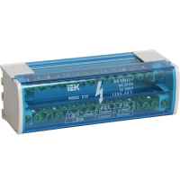 Шины на DIN-рейку в корпусе (кросс-модуль) ШНК 2х15 L+PEN IEK