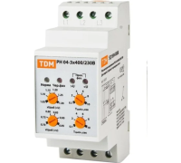 Реле напряжения 3ф серии РН 04-3х400/230В TDM