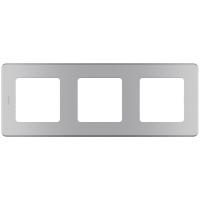 Legrand INSPIRIA Алюминий Рамка 3-ая