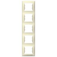SEDNA Беж Рамка 5-постовая, вертикальная