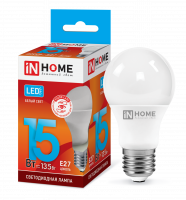 Лампа светодиодная LED-A60-VC 15Вт 230В Е27 4000К 1350Лм IN HOME